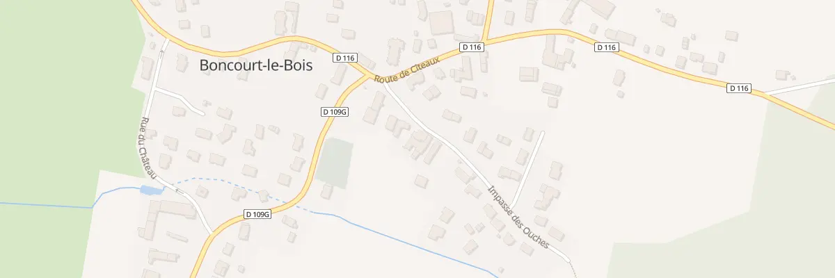 Plan du 6 Imp des Ouches à Boncourt-le-Bois