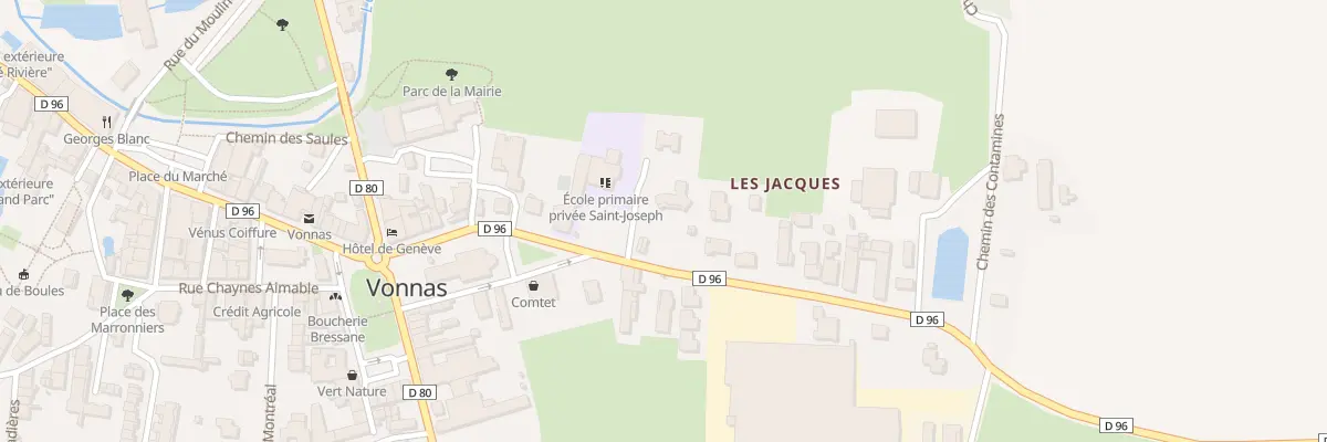 Plan du 39 Rue des Jacques à Vonnas