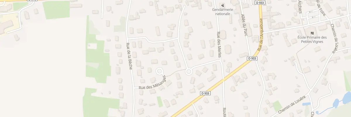 Plan du 209 Rue des Chardonnerets à Cuisery