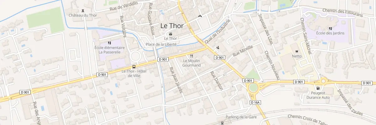 Plan du 24 Rue de la Gare au Thor