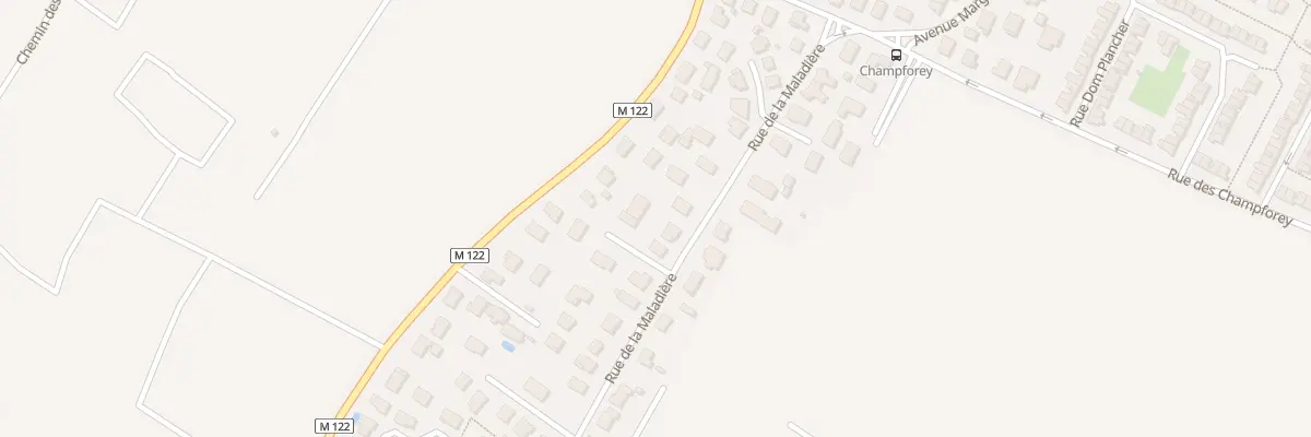 Plan du 43 Rue de la Maladière à Marsannay-la-Côte