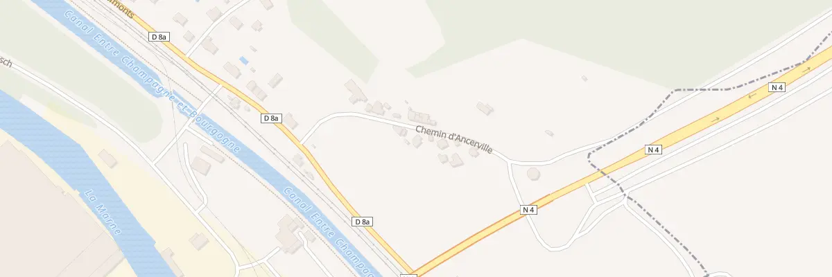 Plan du 2 Che d’Ancerville à Saint-Dizier