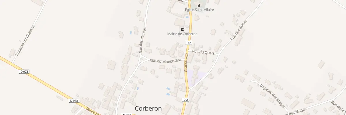 Plan du 4 Rue du Monument à Corberon