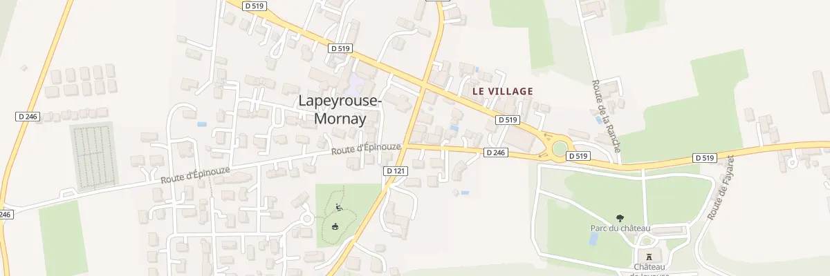 Plan du 63 Rte de Moras à Lapeyrouse-Mornay