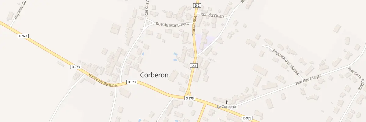 Plan du 8 Gr Grande Rue à Corberon