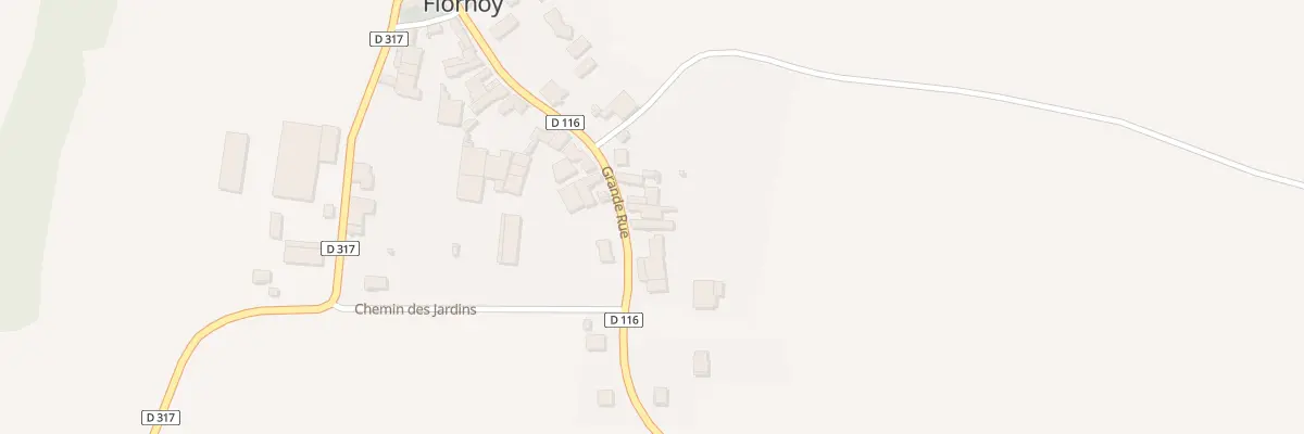 Plan du 12 Grande Rue de Flornoy à Troisfontaines-la-Ville