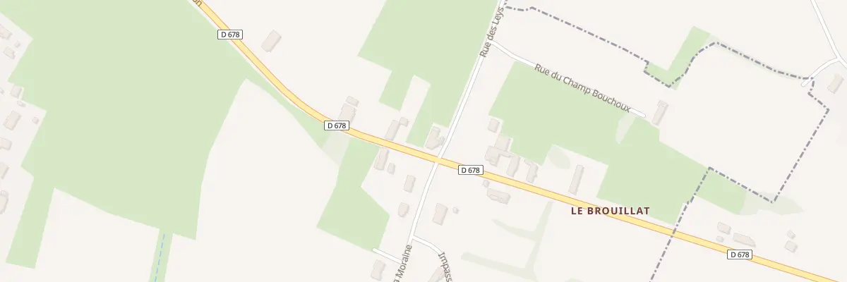 Plan du 5007 Rte d’Oslon à Saint-Christophe-en-Bresse