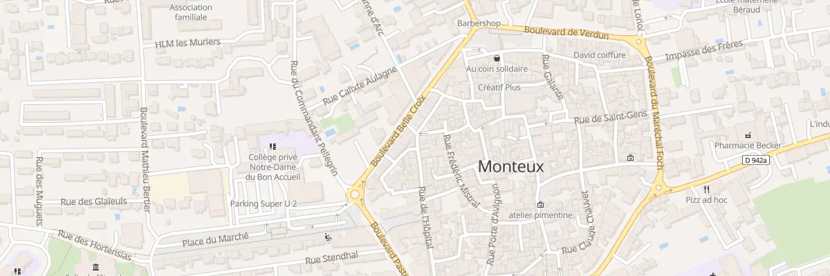 Plan du 4 Rue de l’Hopital à Monteux