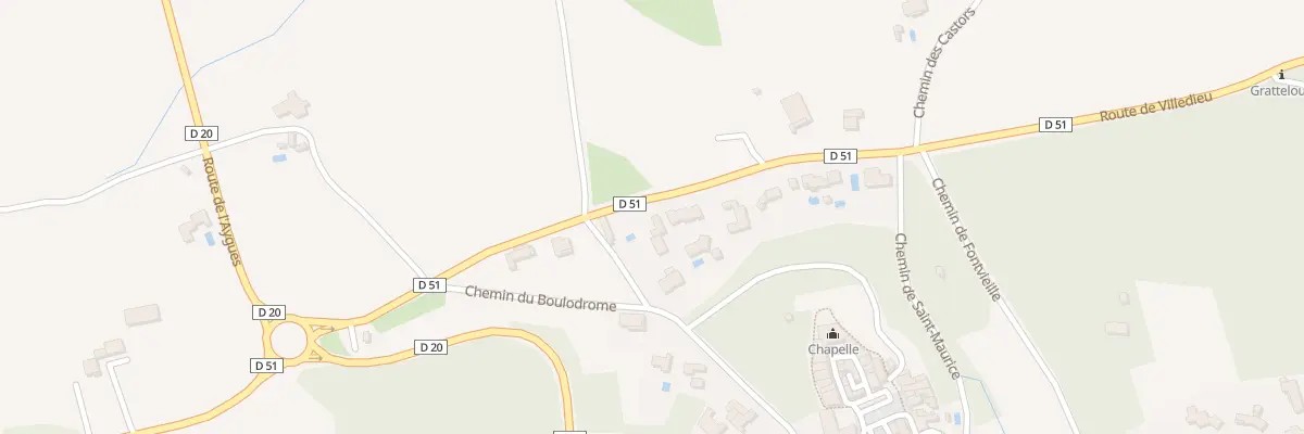Plan du 290 Rte de Villedieu à Buisson