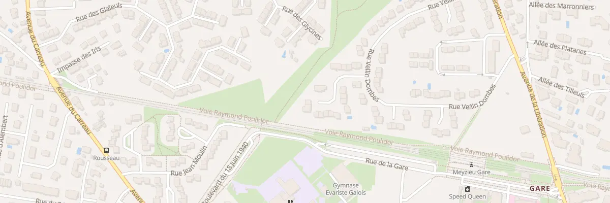 Plan du 60 Rue Vellin Dombes à Meyzieu
