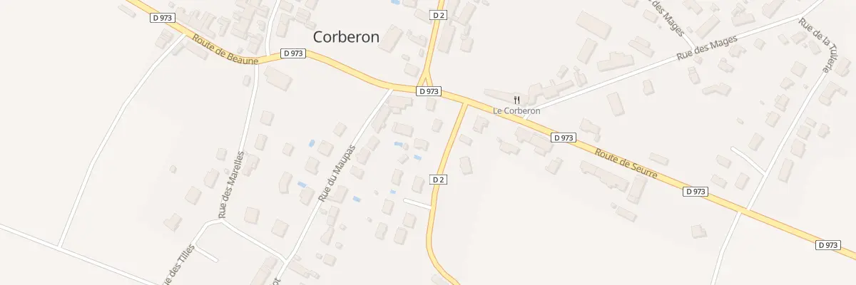 Plan du 3 Rte de Corgengoux à Corberon