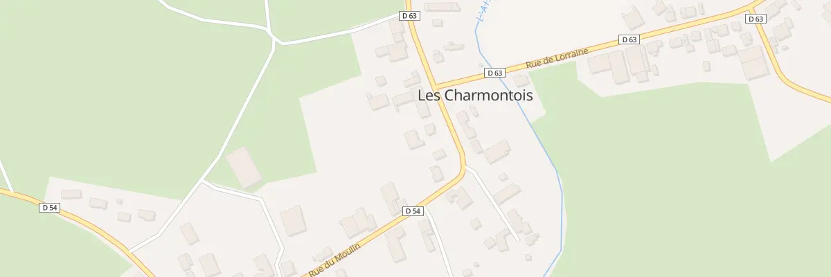 Plan du 1 Rue du Moulin aux Charmontois