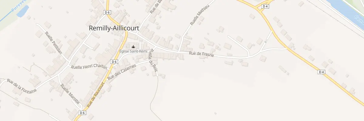 Plan du 24 Rue du Fresne à Remilly-Aillicourt