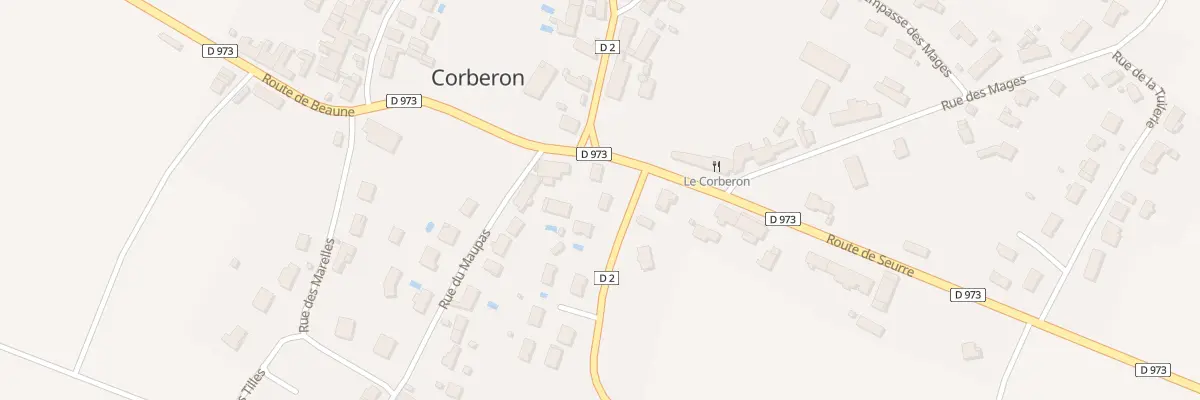 Plan du 1B Rte de Corgengoux à Corberon