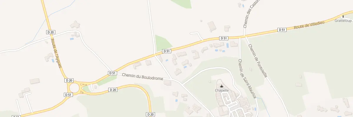 Plan du 206B Chemin de Visan à Buisson