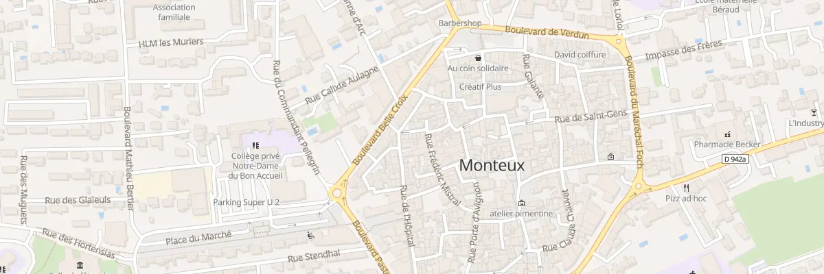 Plan du 21 Rue Saboly à Monteux