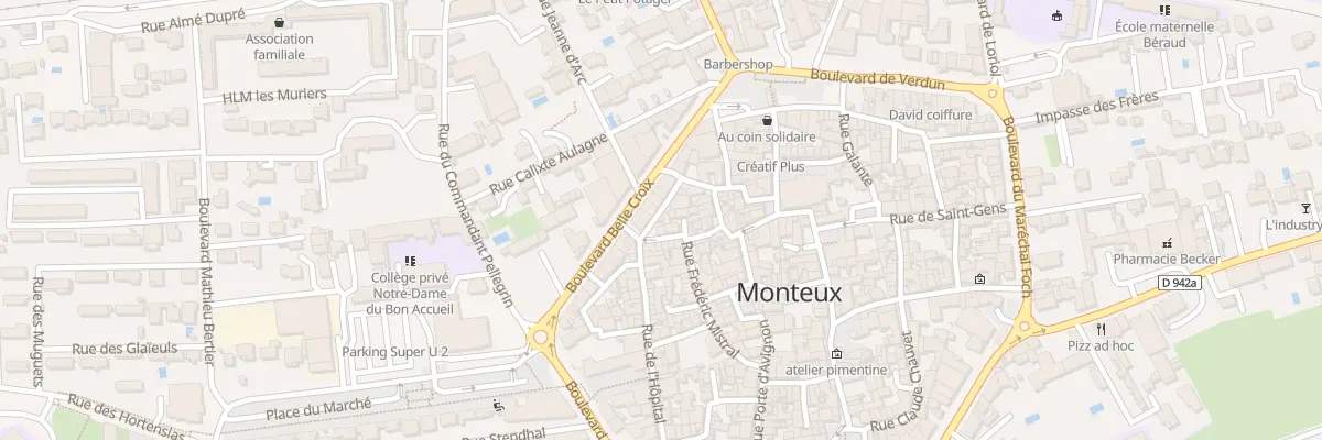 Plan du 9 Rue du Chat à Monteux