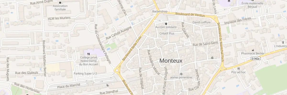 Plan du 20 Rue Saboly à Monteux