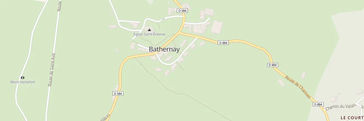 Plan du 8 Rue du Vigna à Bathernay