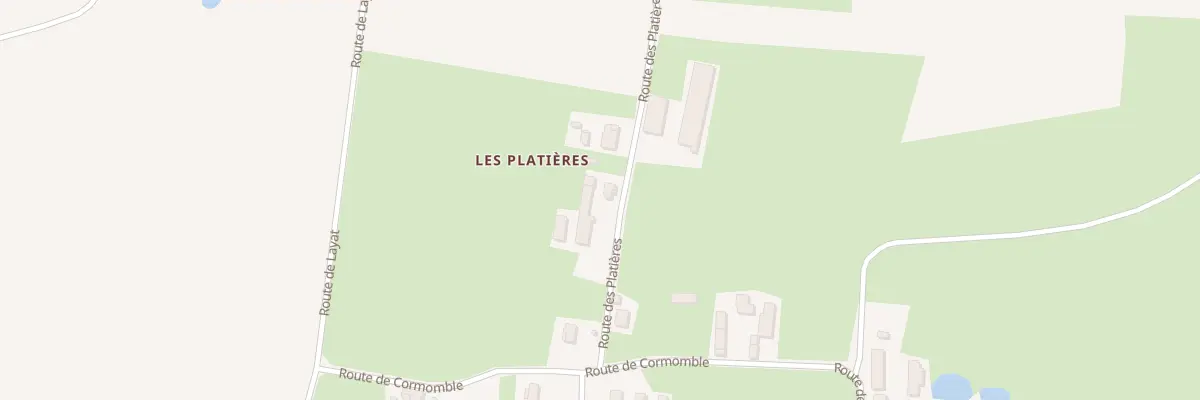 Plan du 408 Rte des Platieres à Boissey