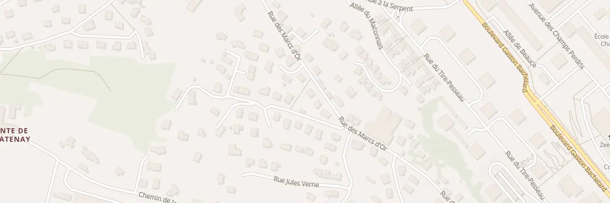 Plan du 89 Rue des Marcs d’Or à Dijon