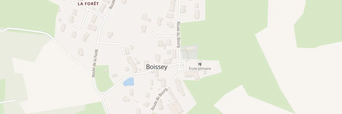 Plan du 280 Rte du Bourg à Boissey