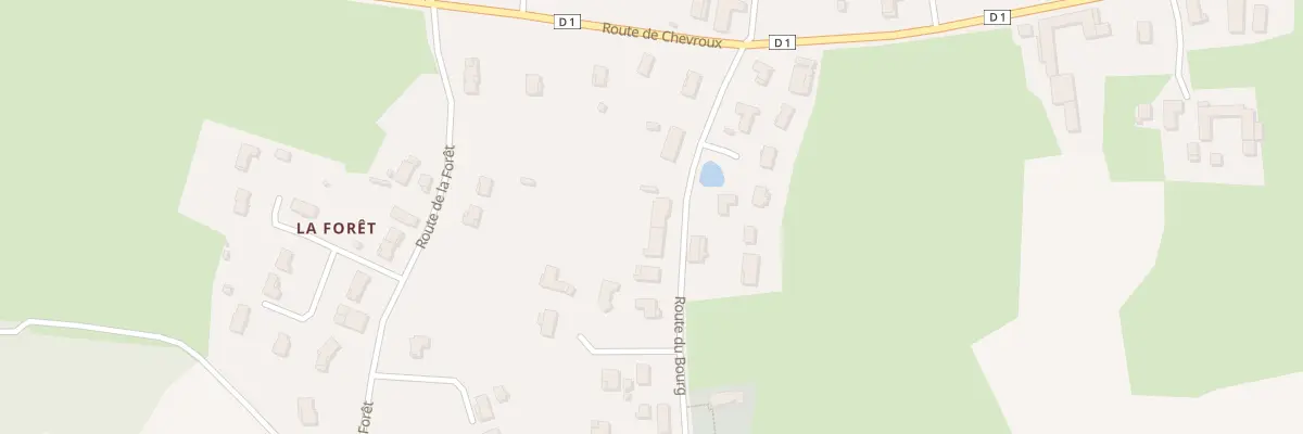 Plan du 138 Rte du Bourg à Boissey