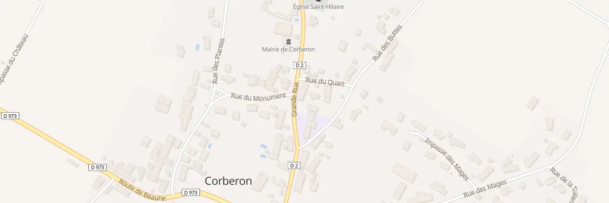 Plan du 7 Gr Grande Rue à Corberon