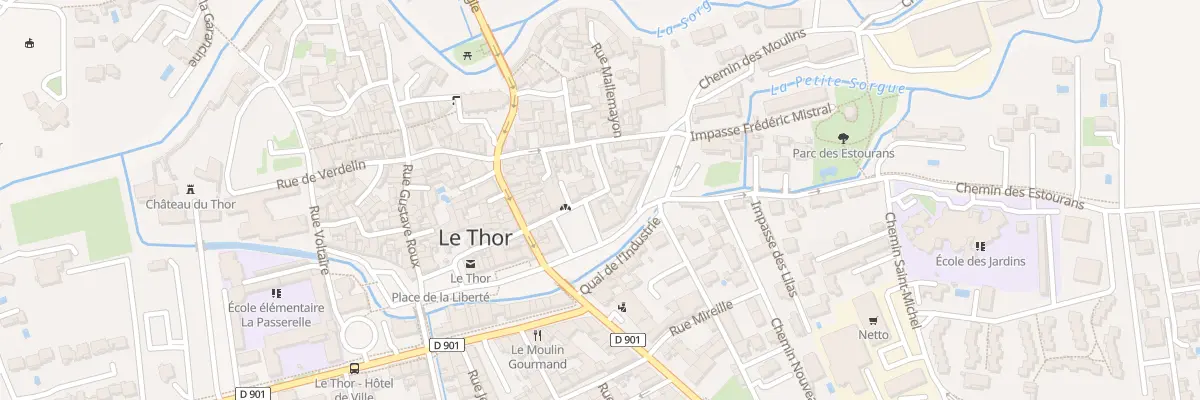 Plan du 32 Pl du Onze Nov et du Huit Mai au Thor