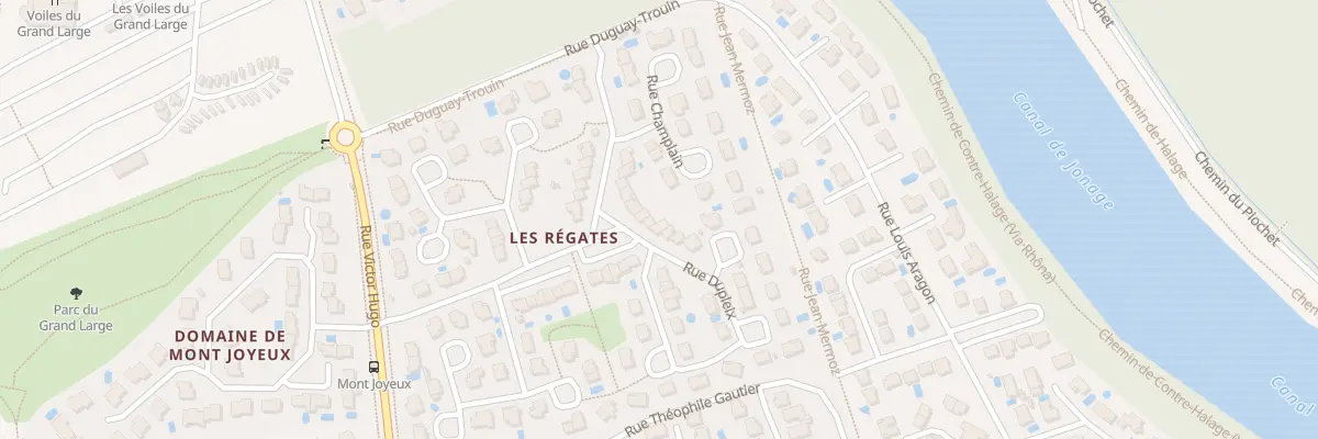 Plan du 1 Rue Dupleix à Meyzieu