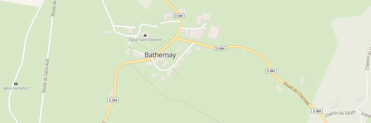 Plan du 10 Rue du Vigna à Bathernay