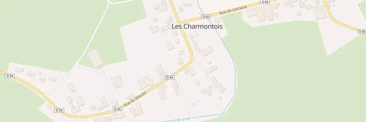Plan du 3 Rue du Moulin aux Charmontois