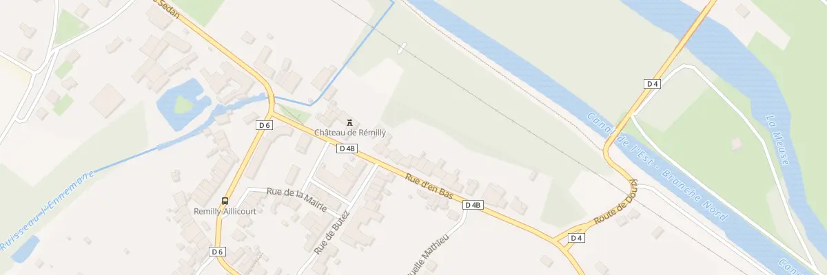 Plan du 7 Rue d’En Bas à Remilly-Aillicourt