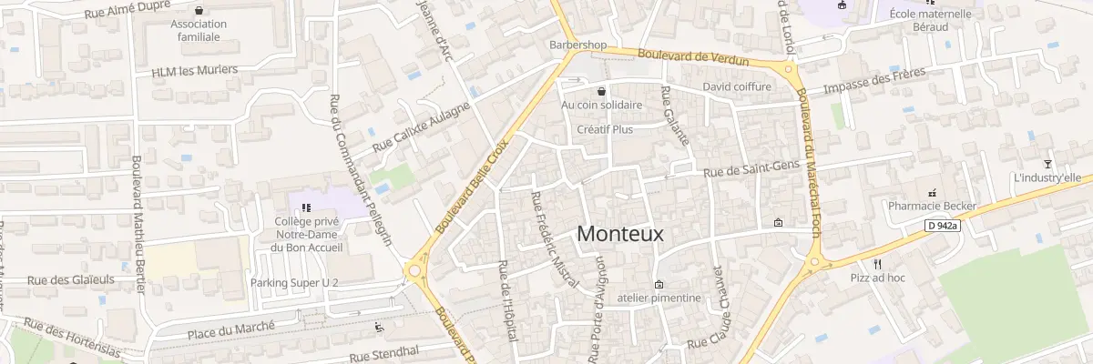 Plan du 16 Rue Saboly à Monteux