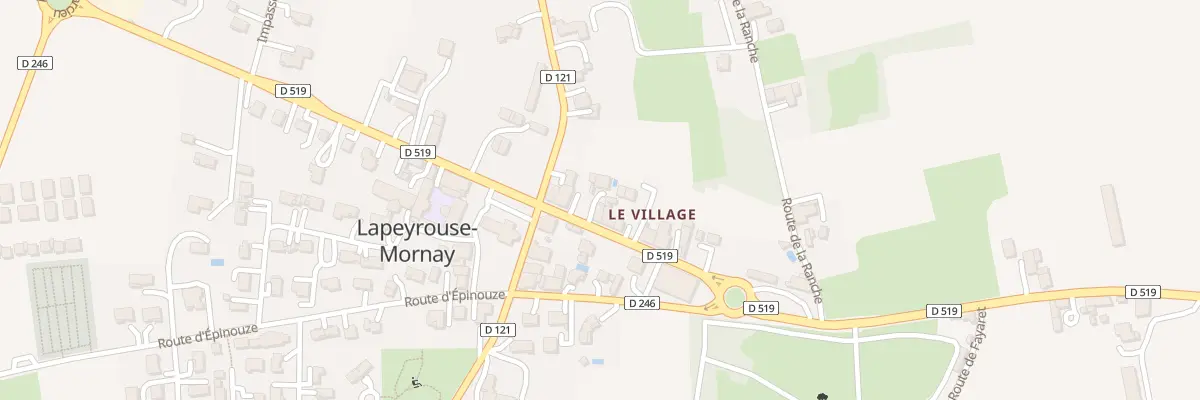 Plan du 31 Rte de Beaurepaire à Lapeyrouse-Mornay