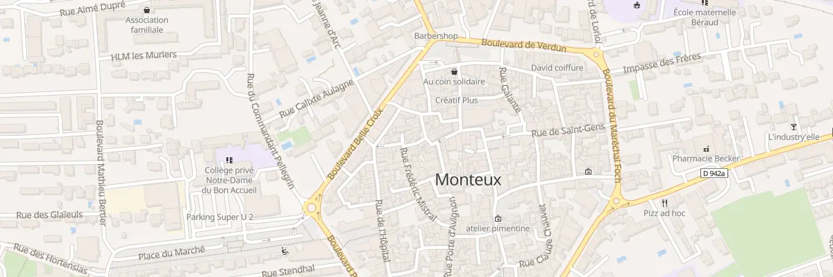Plan du 14 Rue Saboly à Monteux