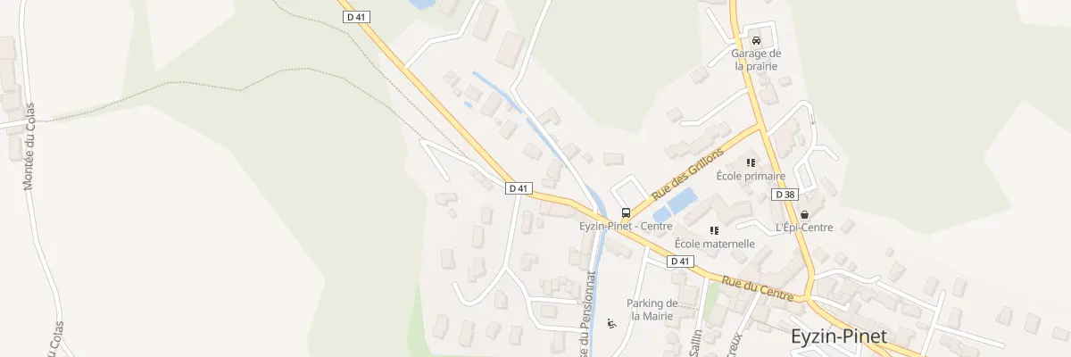 Plan du 64 Rte de Vienne à Eyzin-Pinet