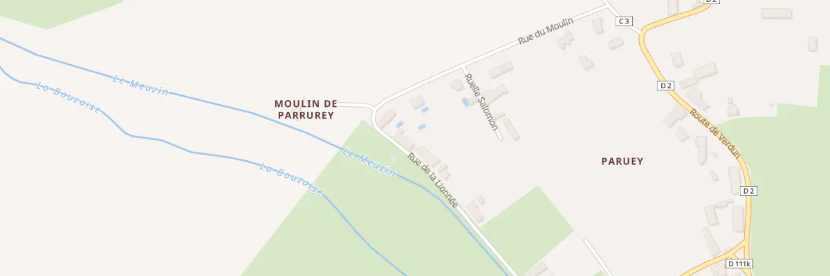 Plan du 3 Rue de la Lionnee à Corgengoux