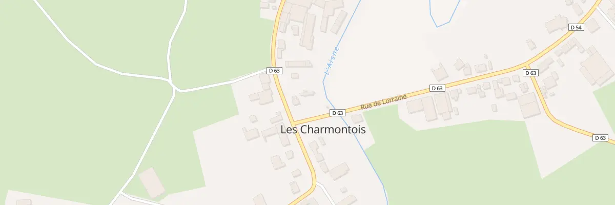 Plan du 1 Rue Saint Bernard aux Charmontois