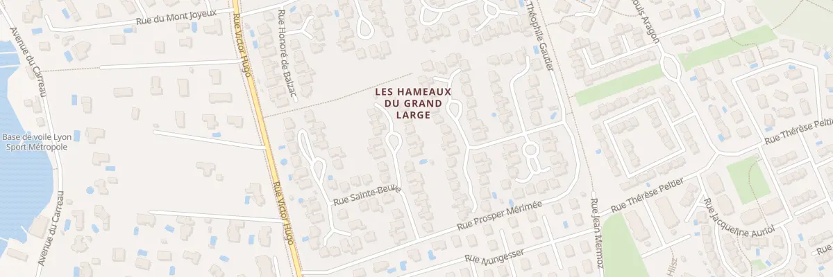 Plan du 19 Rue Sainte Beuve à Meyzieu