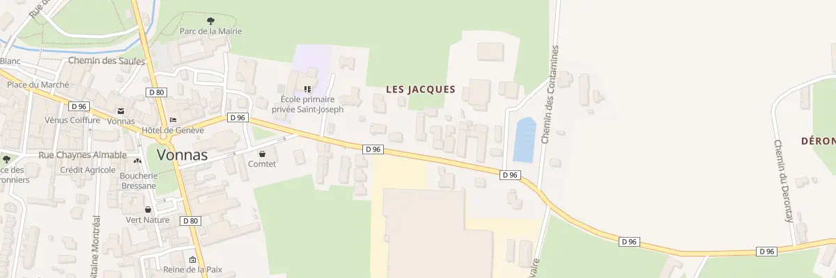 Plan du 143 Rue des Jacques à Vonnas