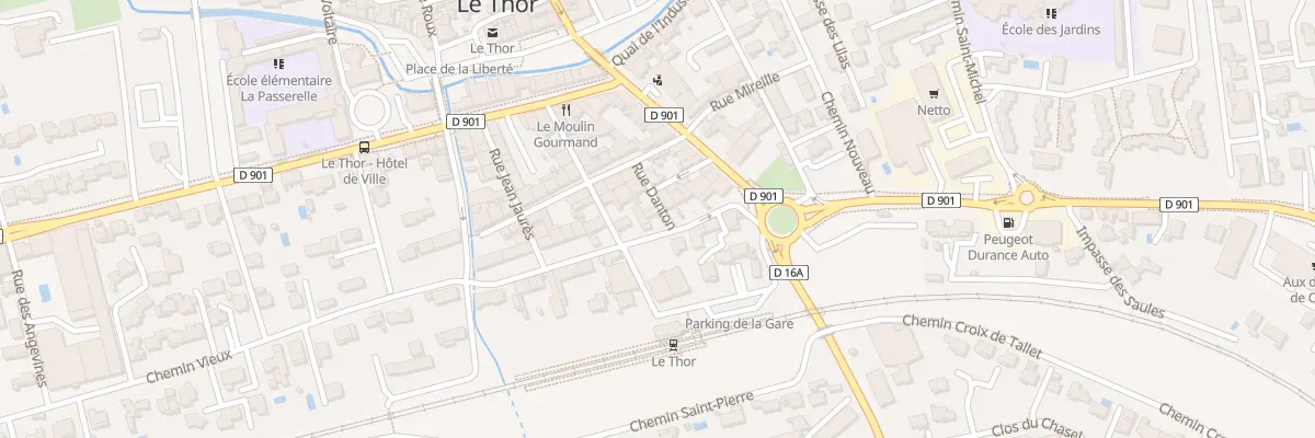 Plan du 70 Av Carnot au Thor