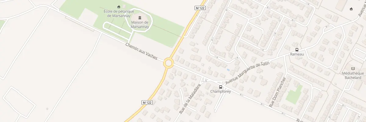 Plan du 3 Rue des Champforey à Marsannay-la-Côte