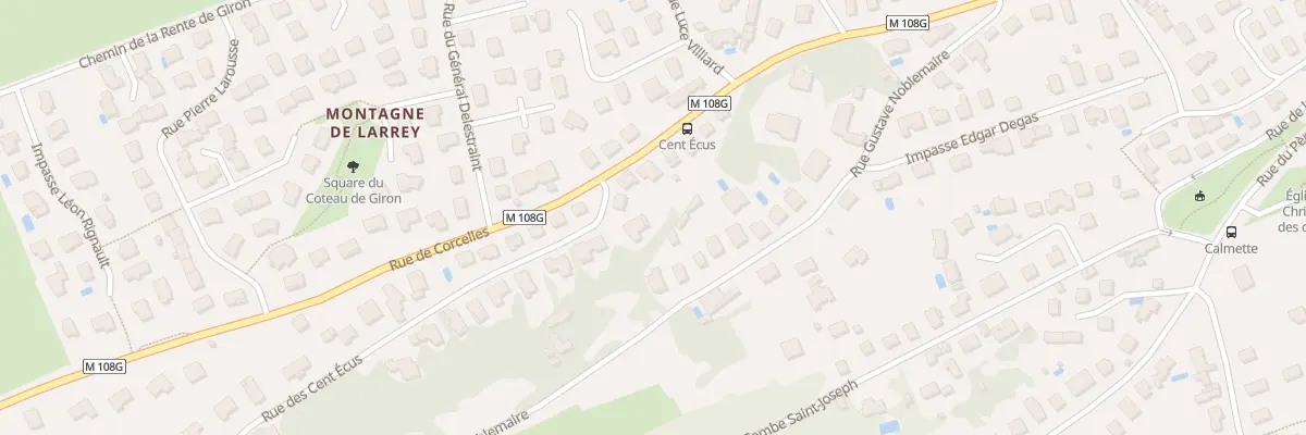 Plan du 3 Rue des Cent Ecus à Dijon