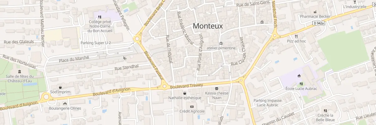 Plan du 11 Rue de Provence à Monteux