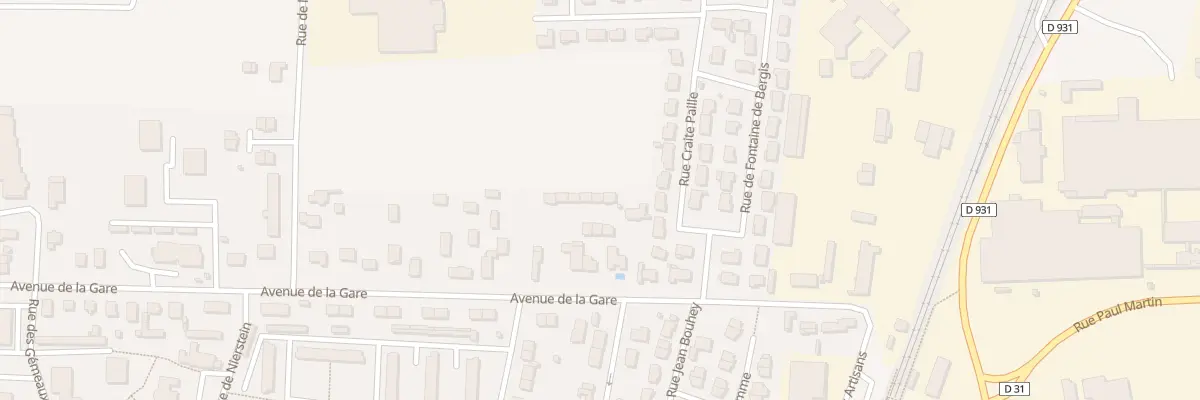 Plan du 112 Av de la Gare à Gevrey-Chambertin