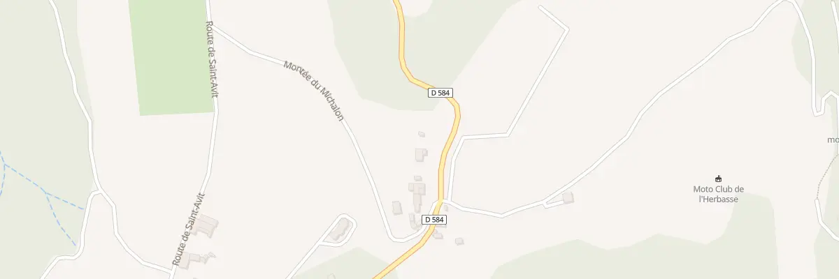 Plan du 525 Rte d’Hauterives à Bathernay