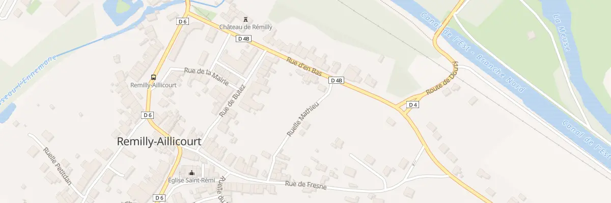 Plan du 12 Rue d’En Bas à Remilly-Aillicourt