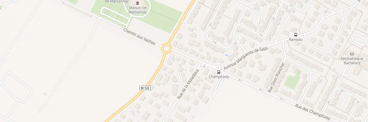 Plan du 6 Rue des Champforey à Marsannay-la-Côte