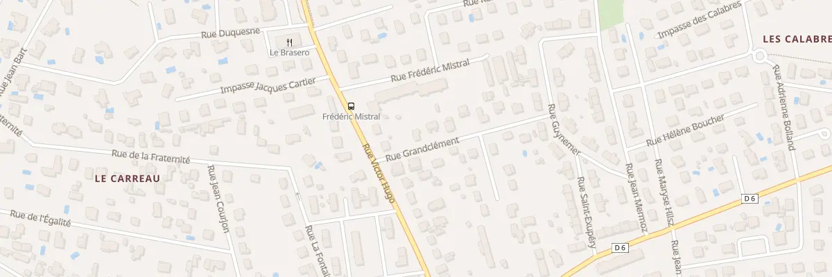 Plan du 1 Rue Grand Clement à Meyzieu